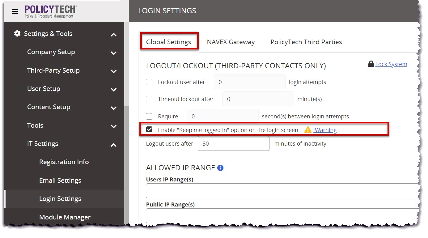 PolicyTech: Links in Converted PDF Documents - Logout Manager | NAVEX ...